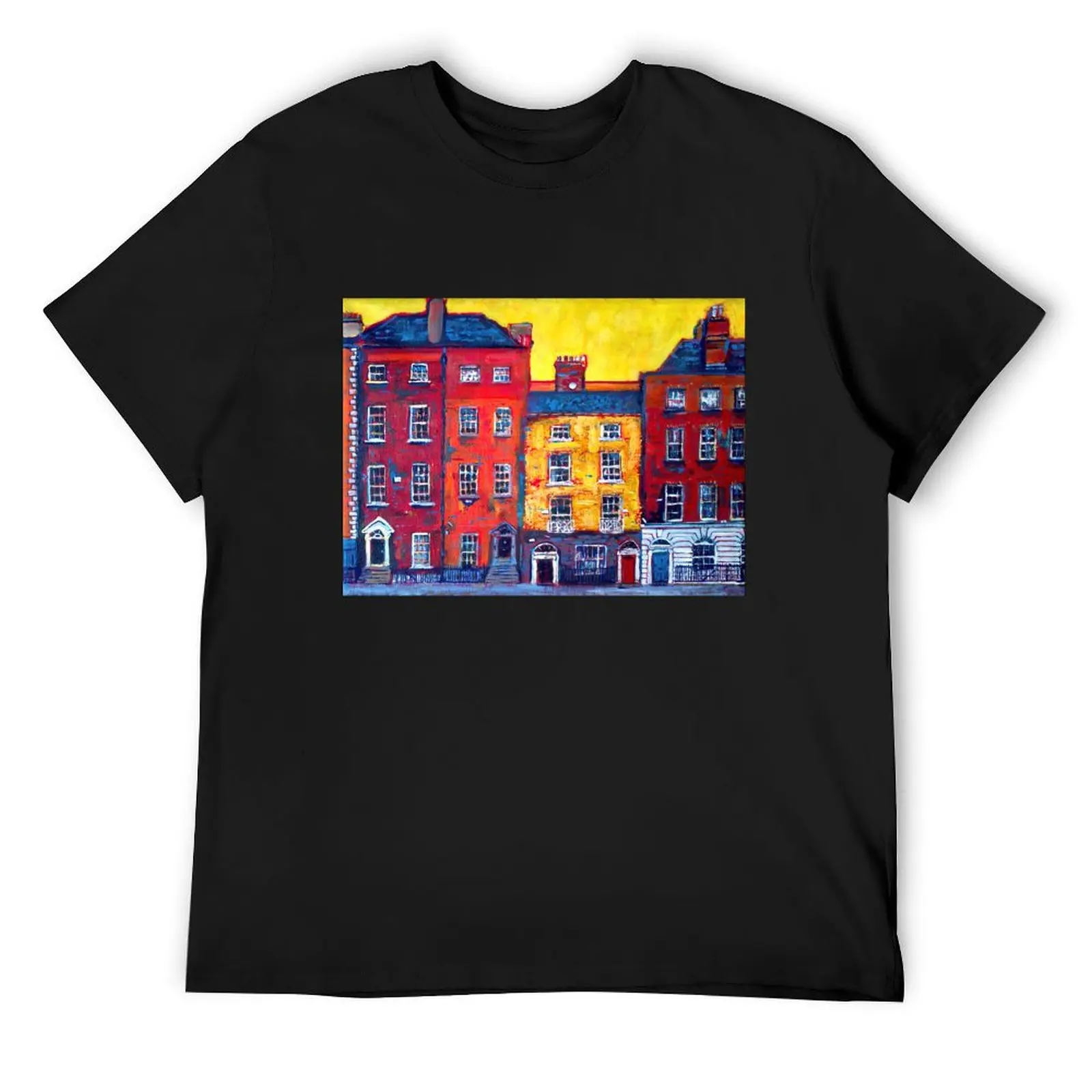 5 Houses, Dublin (Ireland) T-Shirt blue archive cheap stuff anime stuff mens graphic t-shirts hip hop