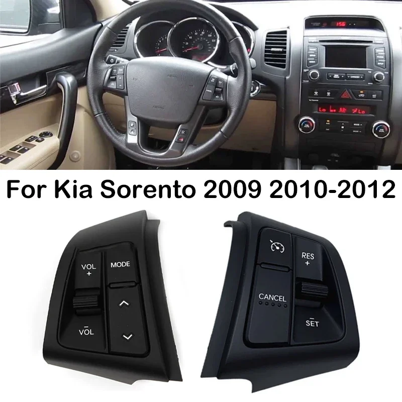 New！ For Kia Sorento 2009-2013 Car Cruise Control Switch Steering Wheel Auto Cruise Speed Control Switch 967002P000CA 967102P000