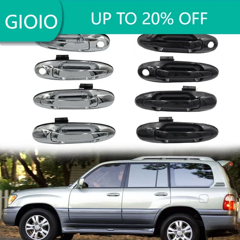 Наружная ручка двери автомобиля для LEXUS LX470 Toyota Land Cruiser LC100 100 Series 1999 2000-2007 Tundra 2004-2006, автомобильные аксессуары