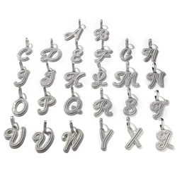 UWIN Baguettecz Initials Pendant Iced Out Cubic Zirconia Letter Necklaces For Women Men Fashion Jewelry for Gifts