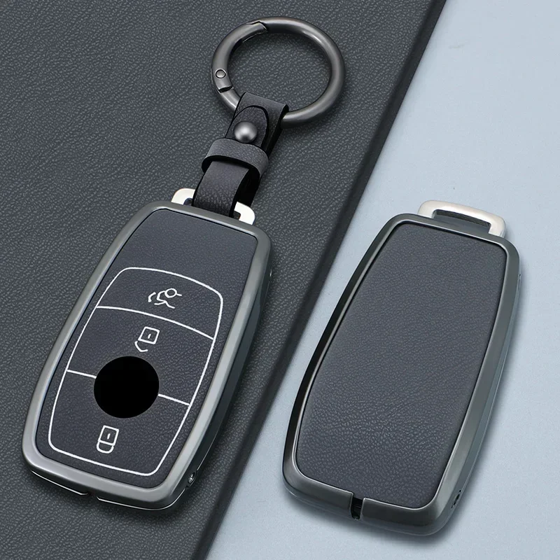 

Zinc Alloy Car Remote Key Case Cover Shell For Mercedes Benz A C E S G Class GLC CLE CLA GLB GLS W177 W205 W213 W222 X167 AMG