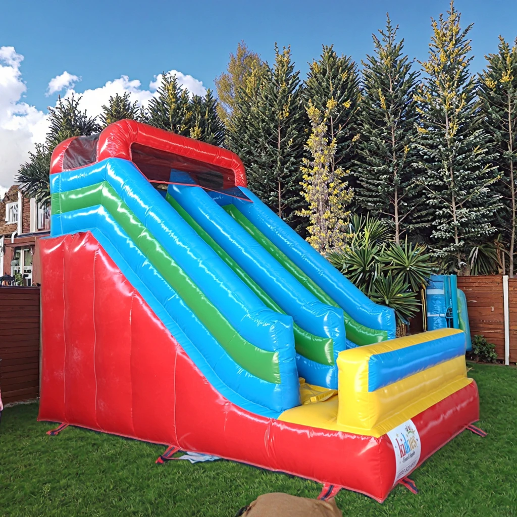 Kids Outdoor Play - 3m*5m Colorful Inflatable Bouncy Castle, Large