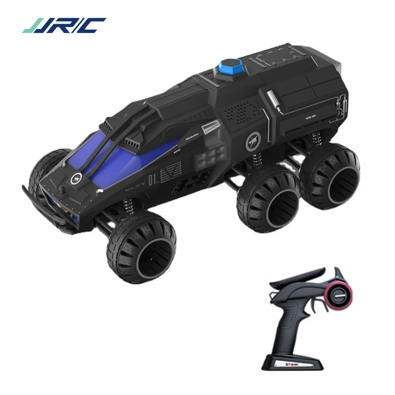 

Jjrc Bomb Blast High Speed Six-wheeled Space Mars Exploration Rover Q118 Model Turret Lift Cross-country Climbing Rc Toy Car