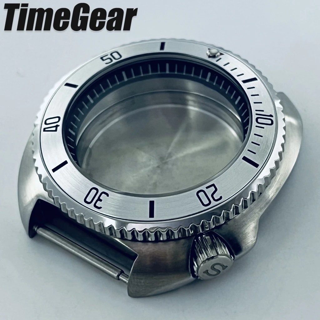 High-Quality 44mm NH35 Watch Case Turtle Turtle Abalone Captain Fit Dial 28.5mm For NH34 NH35 NH36 NH38 NH70 NH72 Movemen
