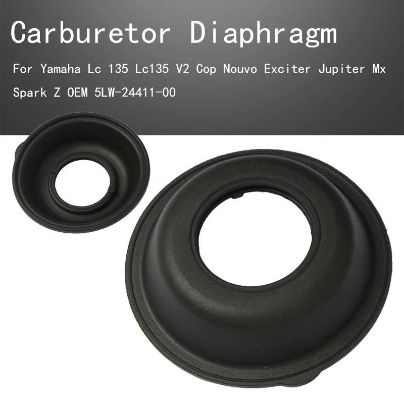 

Diaphragm Carburetor MIKUNI For Yamaha Lc135 V2 Cop Nouvo Exciter Jupiter Mx Spark Z OEM 5LW-24411-00