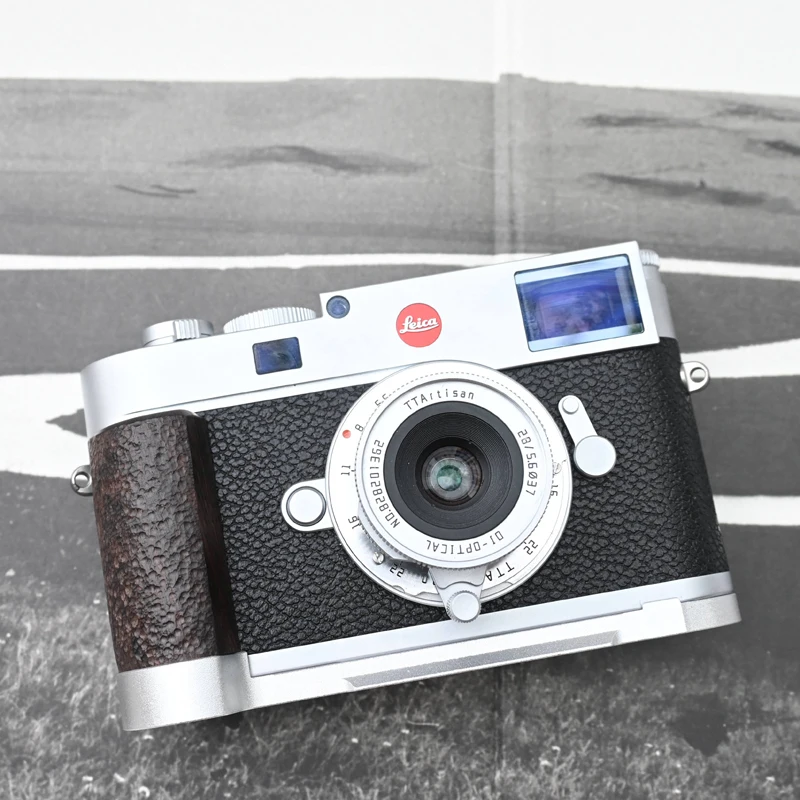 Für LEICA m11 Kamera Arca-Swiss RRS NEUE ultra-licht holz L Typ Halterung Stativ Ball kopf Schnelle platte Basis Grip Griff