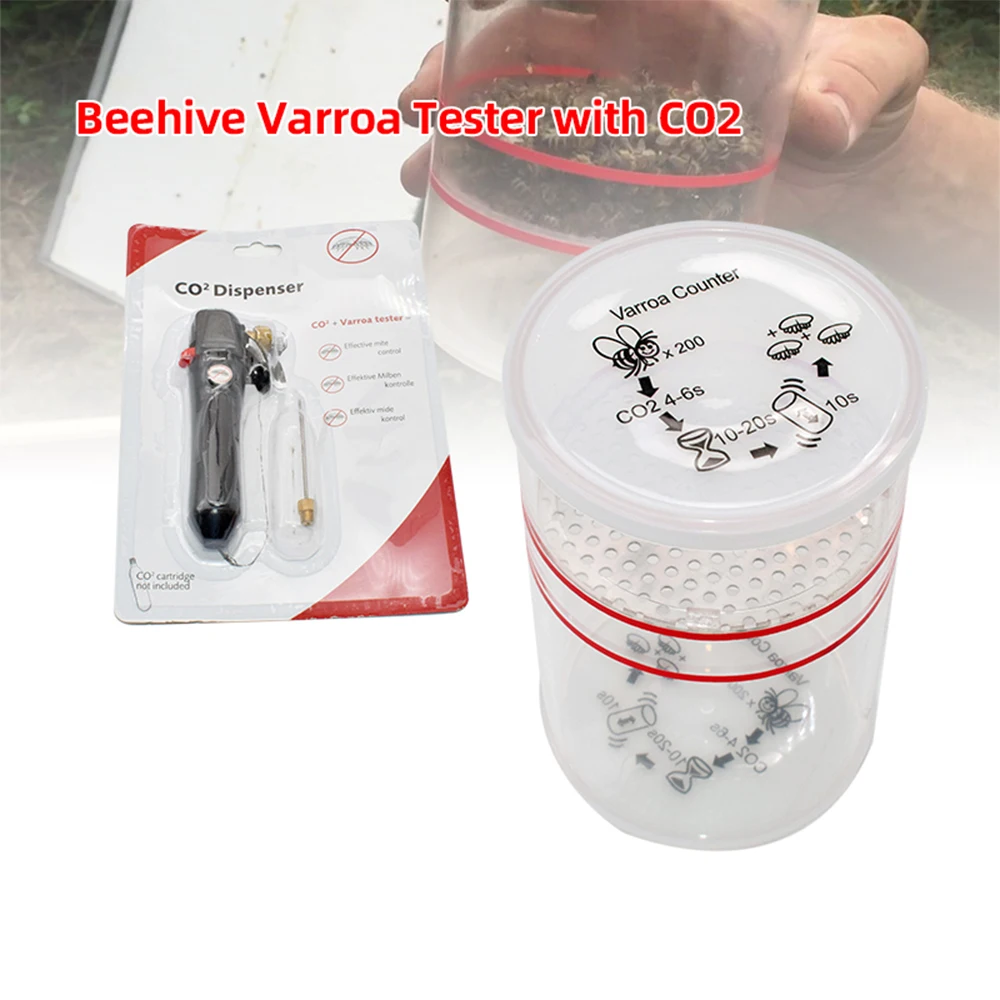 

Тестер варироа для пчеловодства с тестером клиса Varroa CO2, тестер Varroa для мониторинга Varroa, тестер Varroa Easy Check