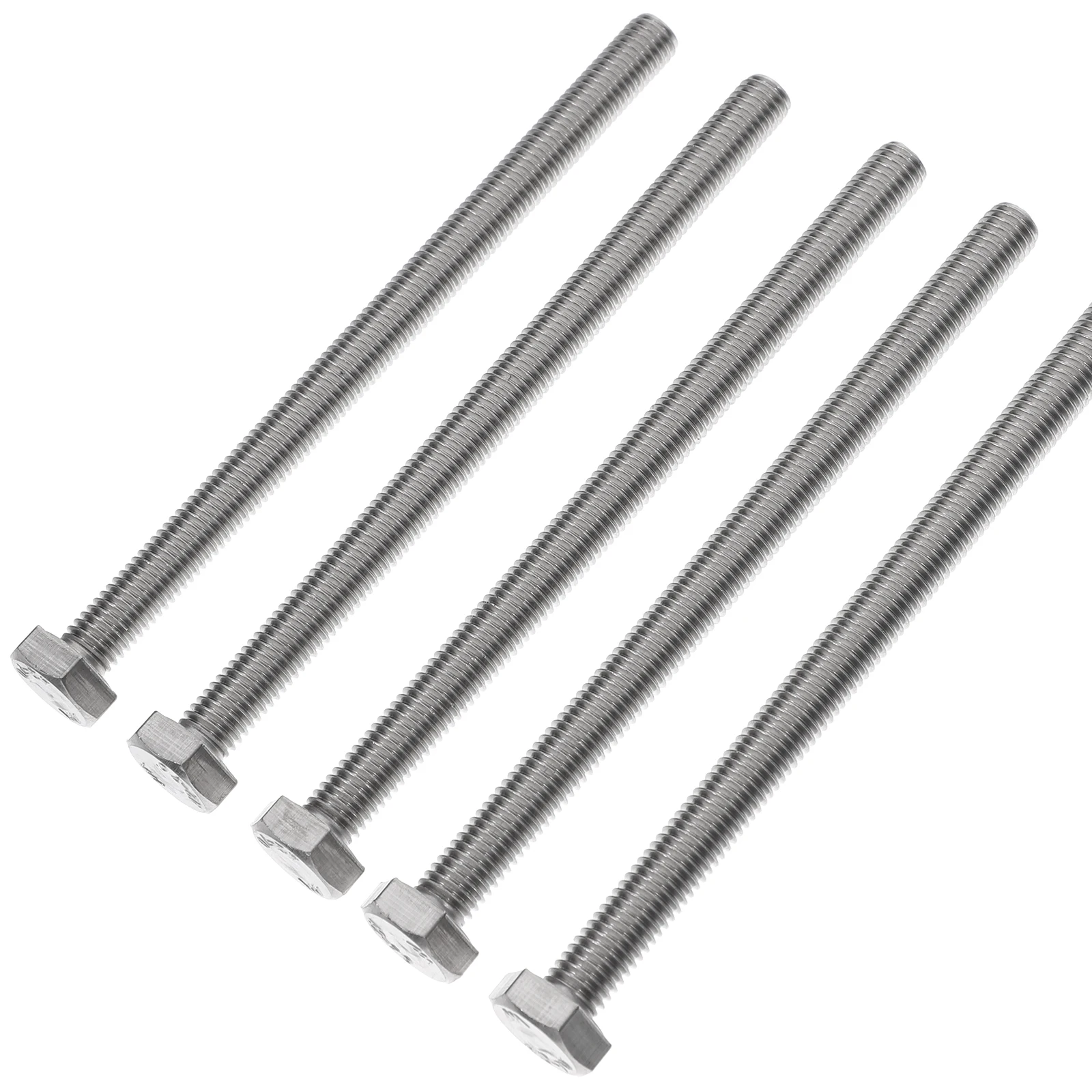 

5pcs Bolts Stainless Furniture Grub Screws Hexagon Kit Mounting Socket Car Fully Threaded