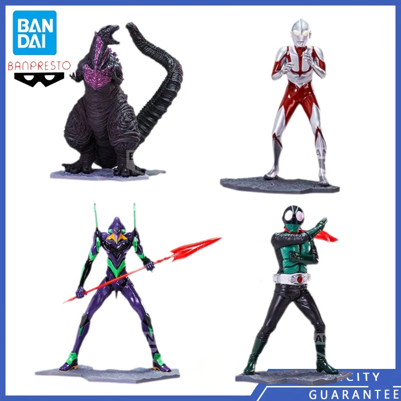 

[In stock] Bandai BANPRESTO S.J.H.U. Kamen Rider Godzilla Ultraman EVANGELION-01 Finished Garage Kits Model Toys