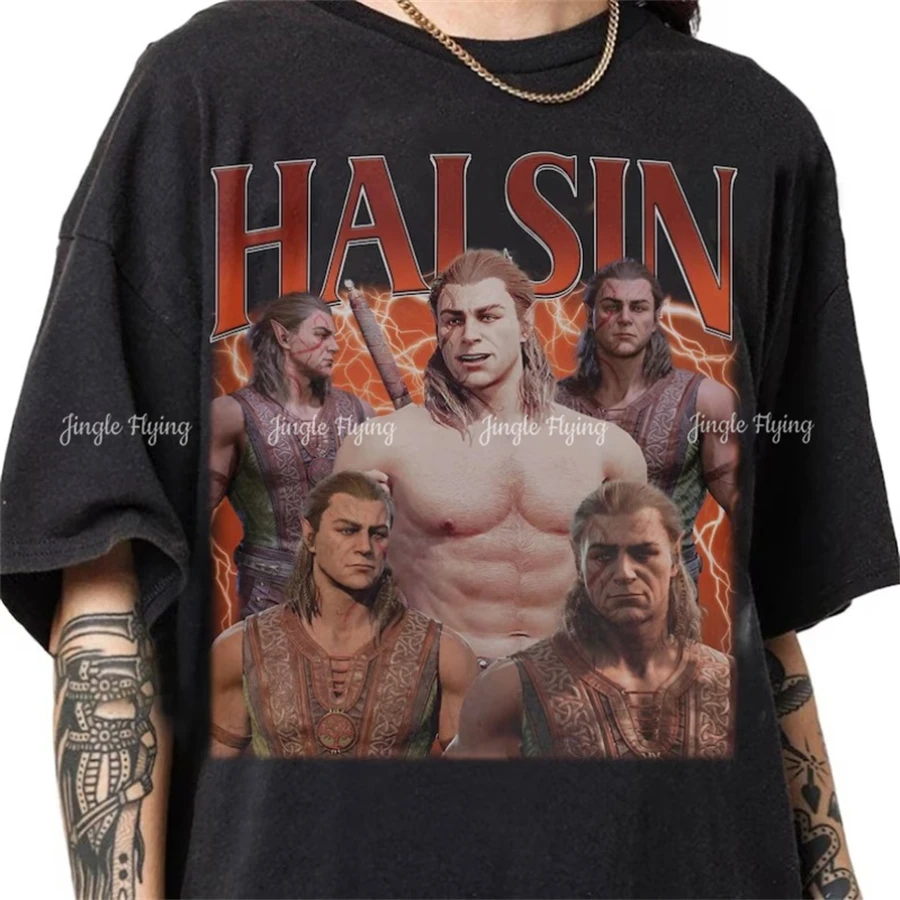 Limited Halsin Baldurs Gate 3 Game Vintage Tshirt Gift For Women And Men