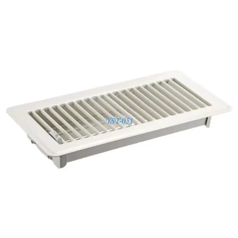 E15A Durability Air Vent Cover Filter Metal Floor Register Cover Rustproof Air Cover Central Conditioner for Home Office