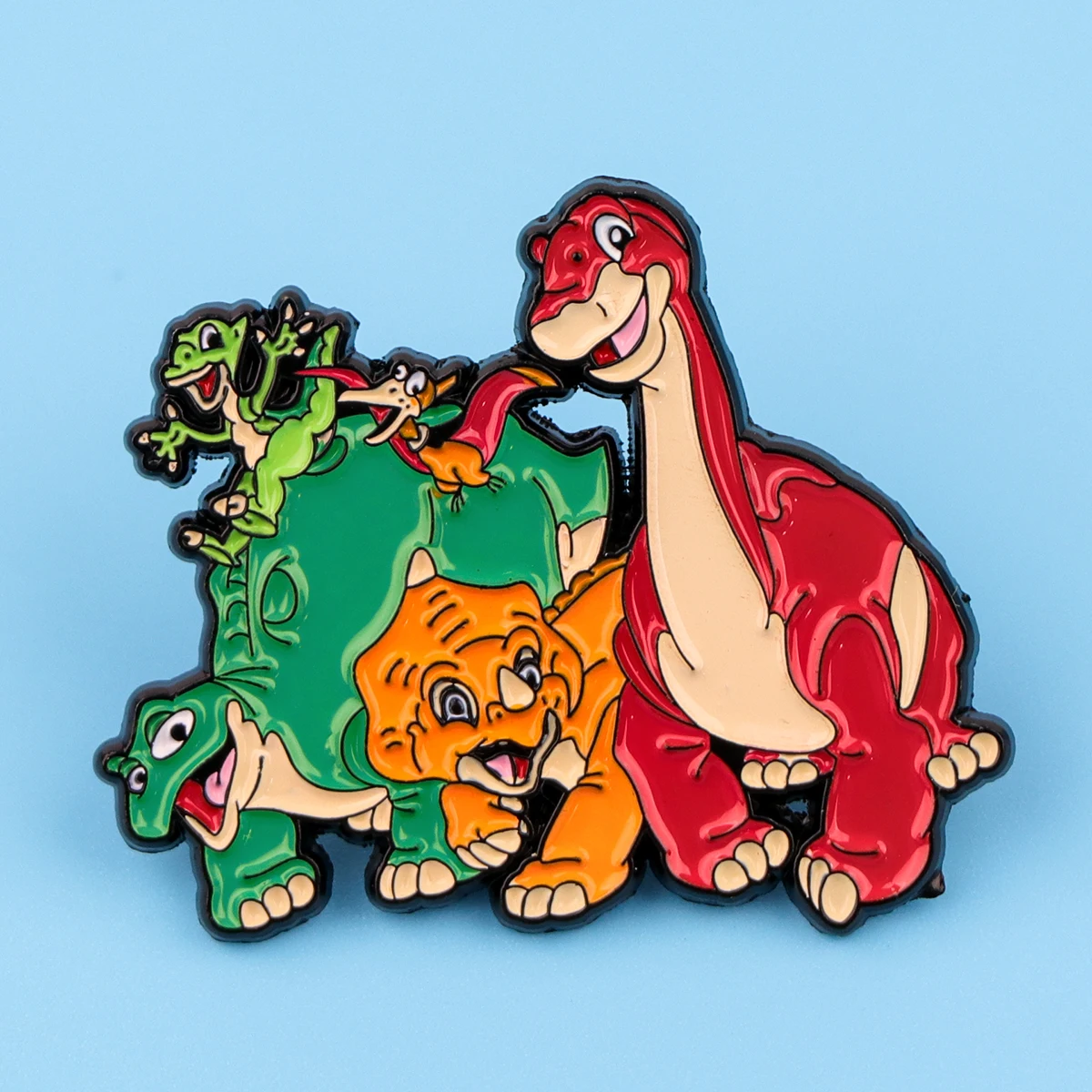 Anime Movie Enamel Pin Cute Dinosaur Brooch Pines Lapel Pins Badge on Backpack Clothes Accessories Animal Jewelry Kids Gift
