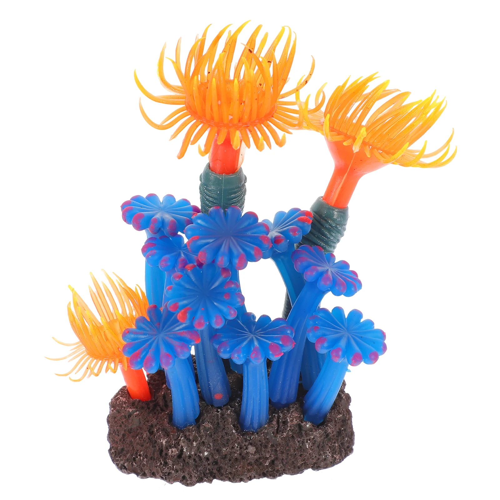 

Aquarium Coral Decor Fake Coral Sculpture Creative Shape Fine Workmanship Fish Tank Landscaping Landscaping Decor
