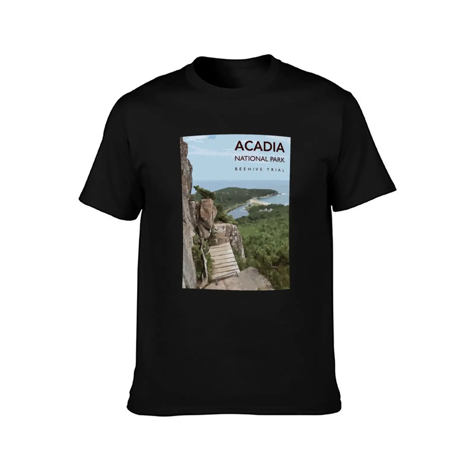 Acadia National Park - Beehive T-Shirt man t shirts for men casual T-Shirt