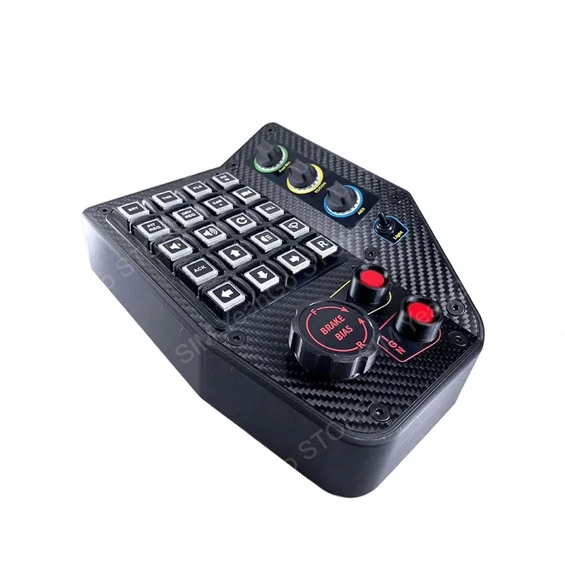 

Racing Games Center Control Box Multi-Function Button Box with Driver-Free Plug & Play for Moza Thrustmaster Logitechg29 Fanatec