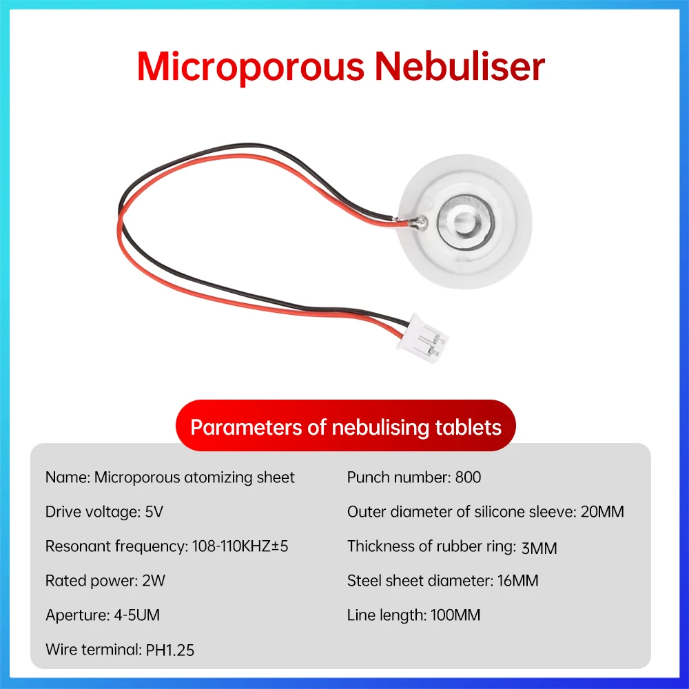 

DC 5V Single Spray Ultrasonic Atomizer Module Type-C Mini Humidifier DIY Kits Programmable Mist Maker and Driver Circuit Board