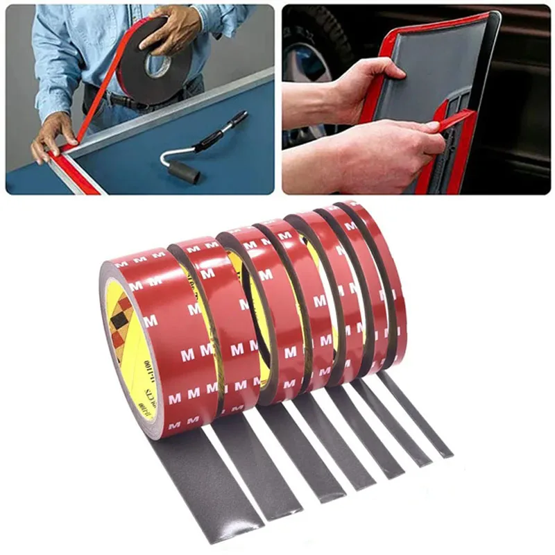 

For Car Home Industry Special Strong Double-Sided Tapes 3 Meters Long Extra Strong Double Sided Tape Adhesive Mounting Fixing