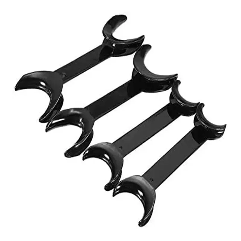 

4pc Dental Lip Cheek Retractor Mouth Opener Orthodontic Equipment Tooth Intraoral Clear Extend Handle Retractor Dental Equipment