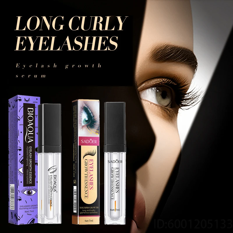 BIOAOUA Crescita delle ciglia Siero Ciglia Nutriente Ciglia arricciate Ispessimento Allungamento Lash Idratante Sopracciglio Onda Trucco