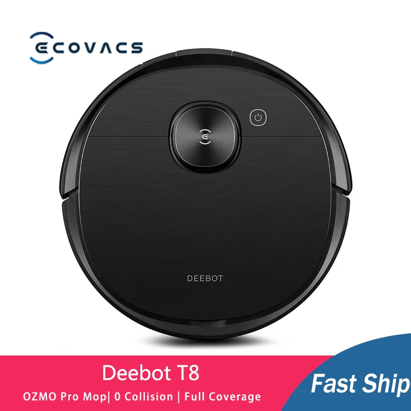 

ECOVACS-Deebot T8 AIVI household vacuum cleaner robot, with intelligent control and automatic vacuum cleaning, Chinese version