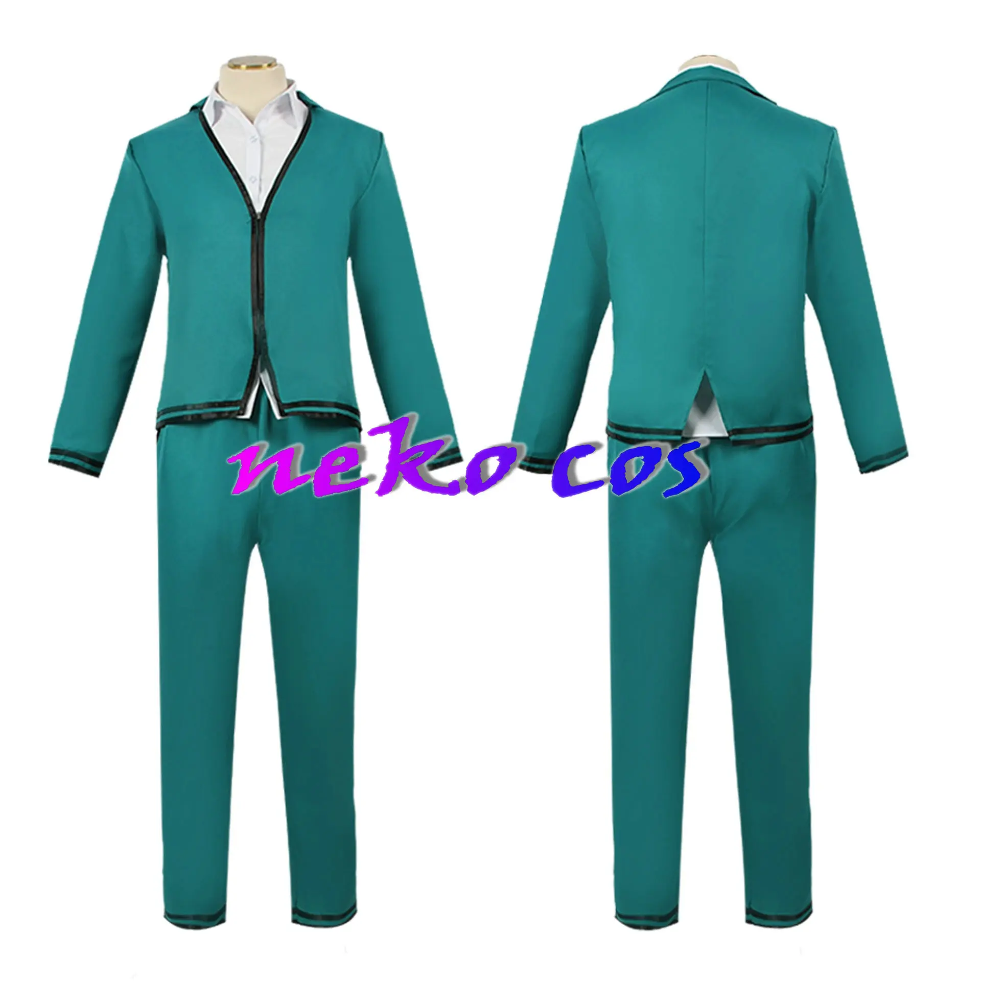 Anime  Saiki Kusuo The Disastrous Life K.-Nan  Role-playing Props Saiki Kusuo Wig Hairpin Glasses Uniform Top and Pants  Cosplay