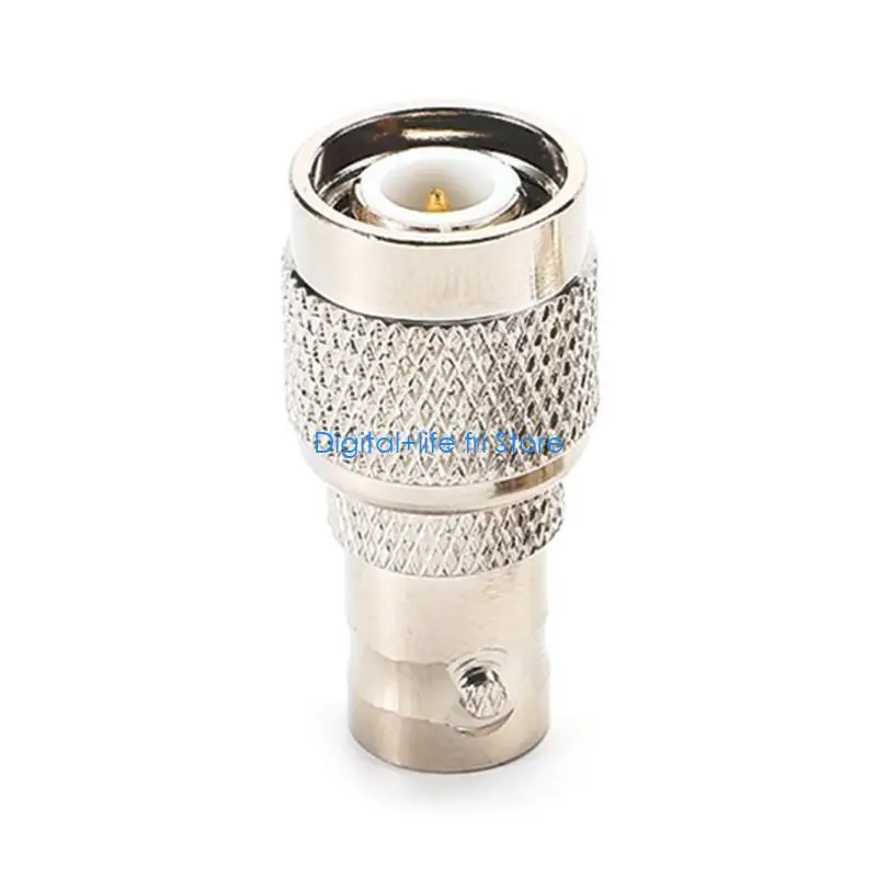 E06D Lightweight TNC to BNC Coupler Connector with Threaded Lock Design for Enhances Stability in Various Applications