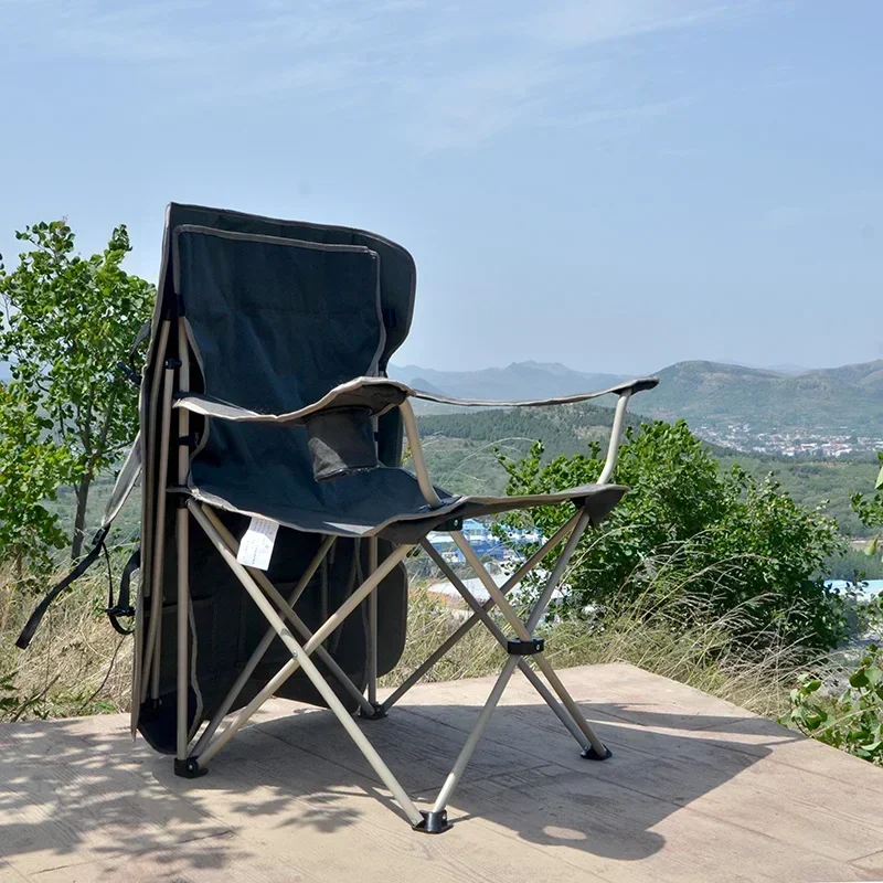 Outdoor Leisure Fishing Folding Chair Camping Summer Beach Nature Sunshade Folding Chair Lightweight Relax Silla Furniture