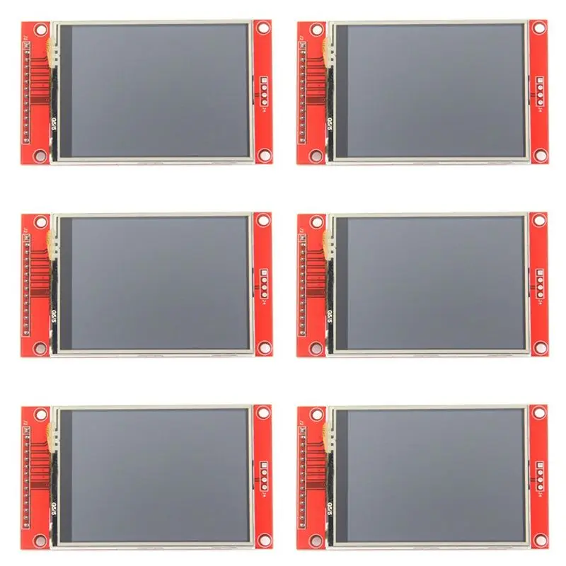 Module d'affichage LCD SPI TFT 2.8 pouces 240x320, Port série SPI 51, Module de Port série LCD ILI9341V STM32, 6 pièces