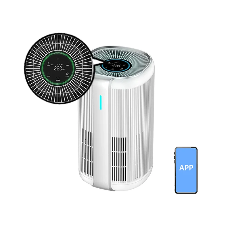 

PA18 Настольный очиститель воздуха для дома и комнаты Hepa 13, фильтр с активированным углем, сенсорное управление, портативный очиститель воздуха с электроэнергией