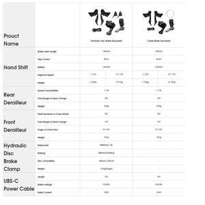 Wheeltop-EDS-TX Wireless Carbon Electronic Shifter, Abweichung, Rennrad, hydraulische Scheibenbremsgruppen, Kabelbremse 11 Hauptverkauf elektrischer Abweichung Fahrrad - №9