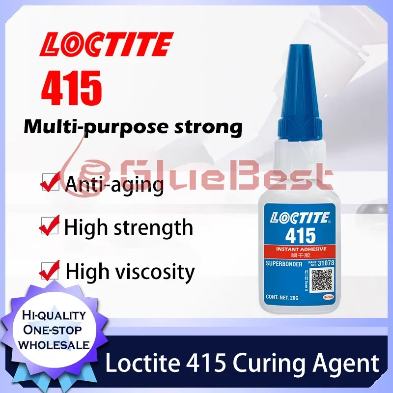 Loctite 415 416 Multifunctional Strong Universal Instant Curing Agent for Metal, Plastic and Rubber Original Product