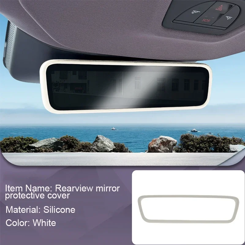 

15.6" Car Navigation Screen Protective Silicone Cover Interior Mirror Protect Cover Auto Accessories For AVATR 06 2025-Present