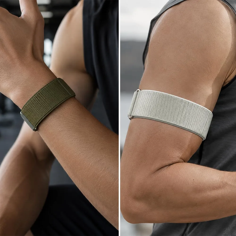 Nylon Bicep Band for Garmin Cirqa Smart Band Armband Adjustable Replacement Armband/Wristband Light for Cirqa Garmin Armband