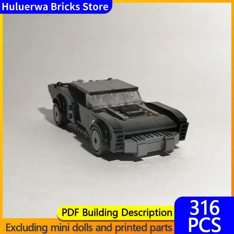 

Speed Hypercar Model MOC Building Bricks Special Vehicles For Hero Movies Modular Technology Gifts Holiday Assemble Children Toy
