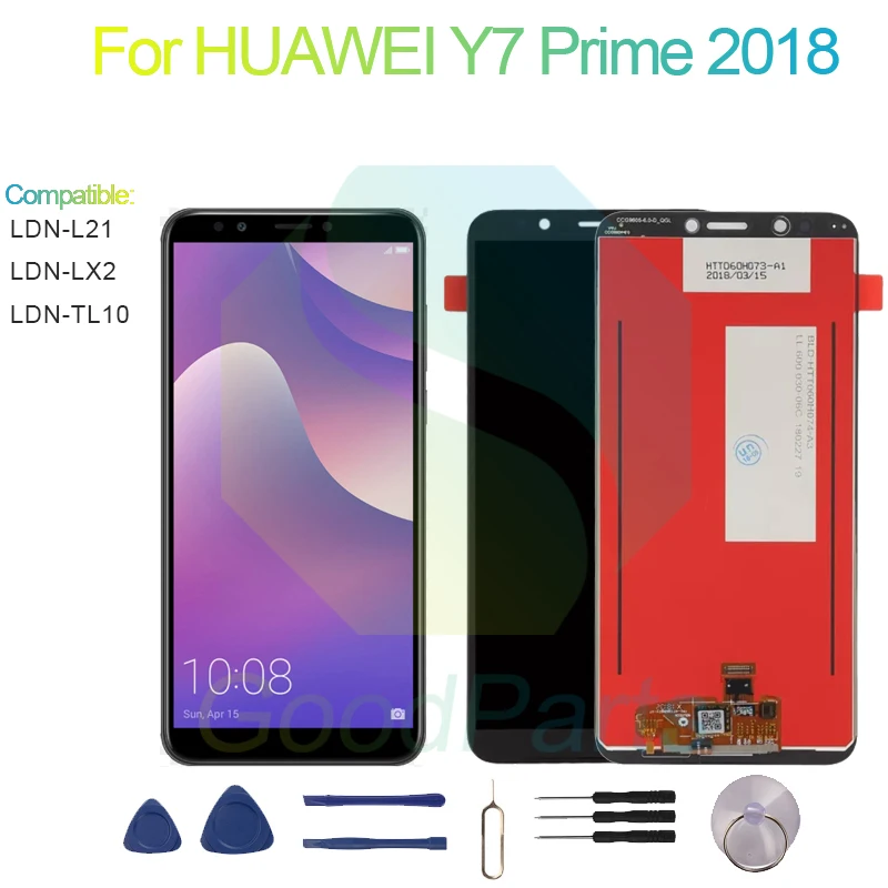 For HUAWEI Y7 Prime 2018 LCD Display Screen 6