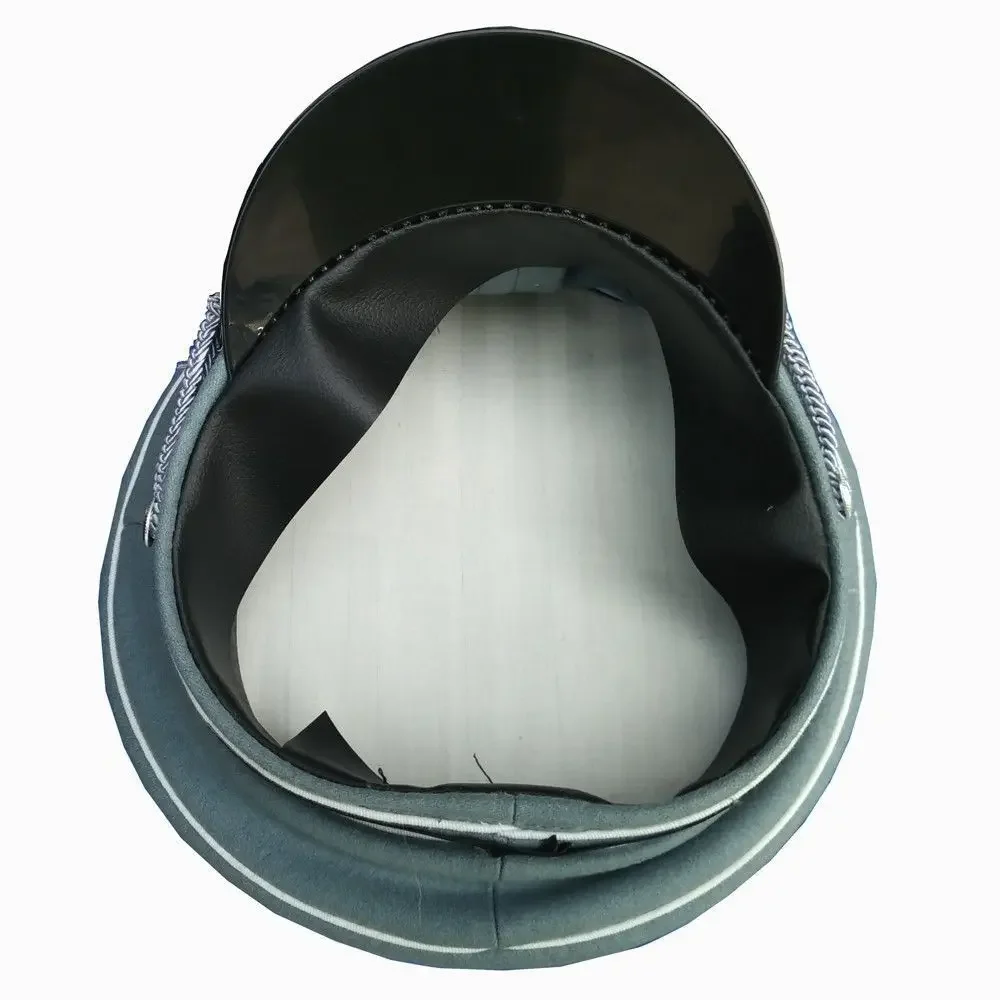 WWII GERMAN WH M36 OFFICER WOOL CRUSHER HAT classics MILITARY VISOR CAP REPRO Military WW2