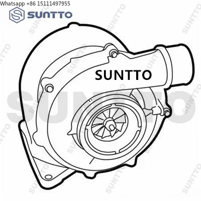 S500 Marine Turbocharger for  2003-09 V0lvo Penta Ship with D16 Engine 1500-998-9487/ 1500-970-9487/ 15009989487/