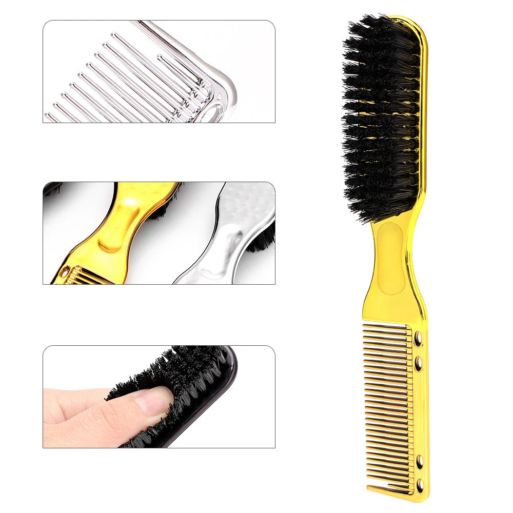 Multi functional men\'s beard beauty styling brush, nylon hairstyle brush, cleaning brush, suitable for hair and beard