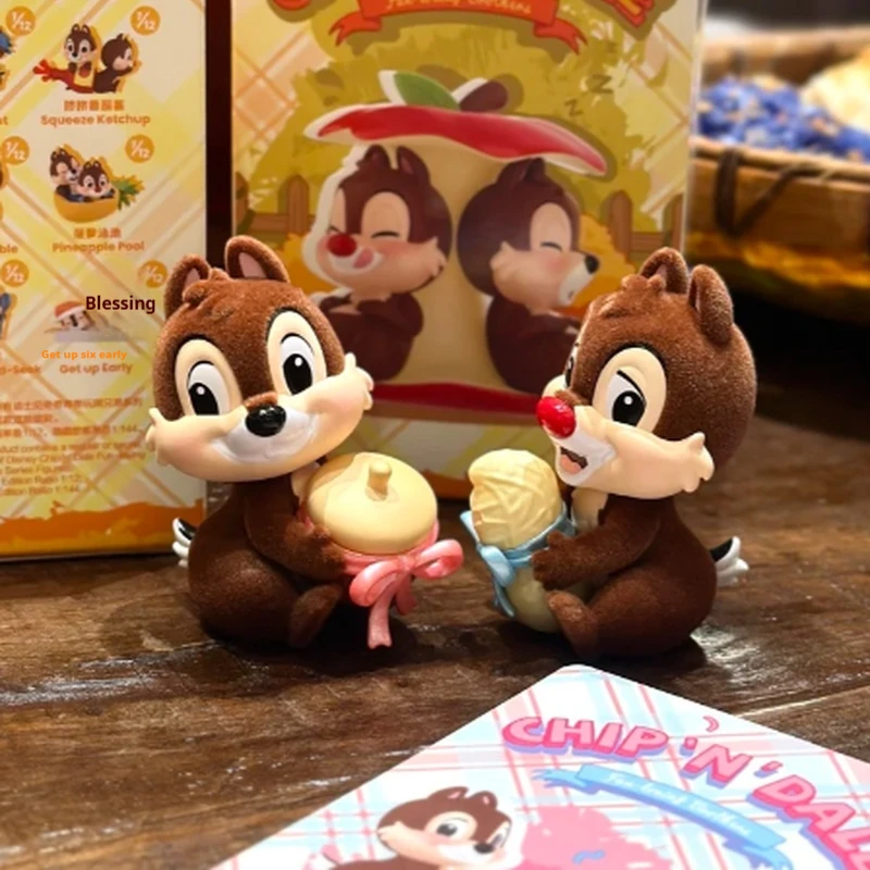 

Genuine Popmart Disney Chip 'N' Dale Playful Brothers Series Blind Box Kawaii Anime Figure Mystery Box Fans Customized Toy Gift
