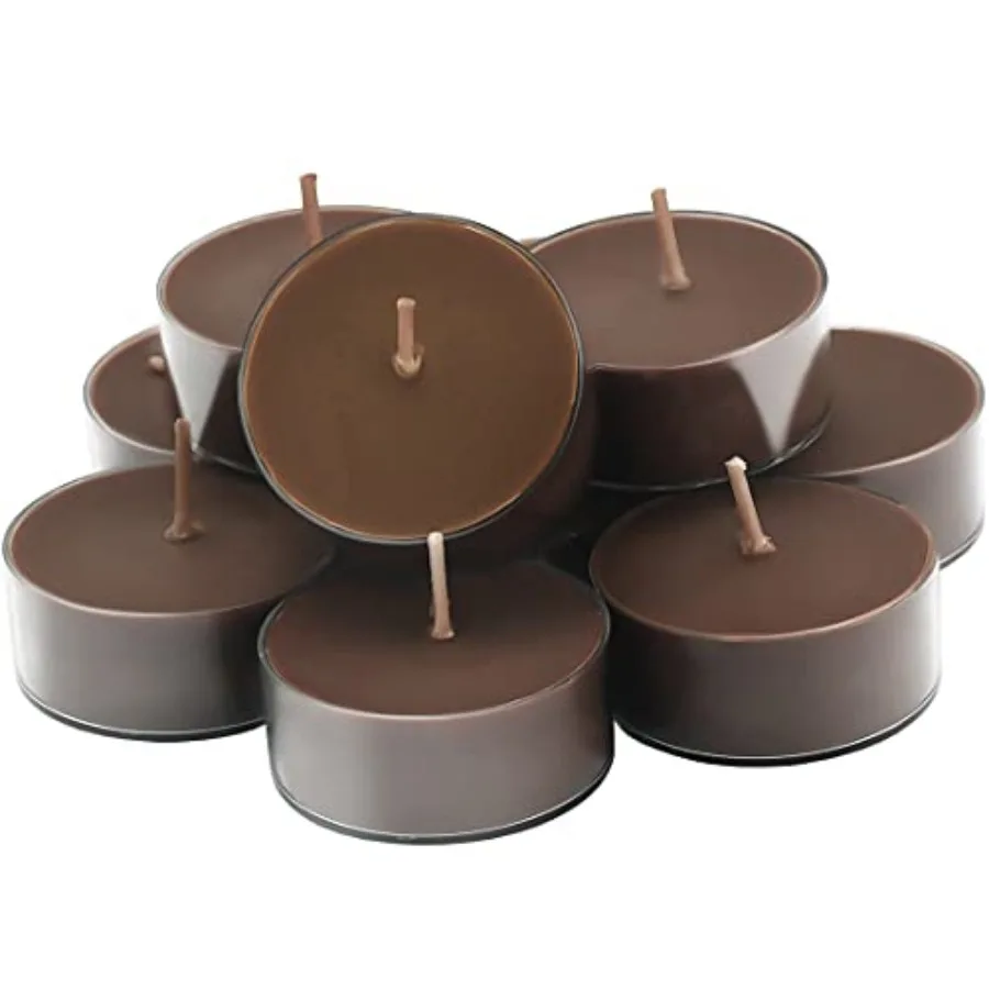 

Scented Tealight Candles, Long Lasting Soywax Tea Candle Used for All of Holders Clear Cup 12 Counts Up to 4 Hour Burn Time
