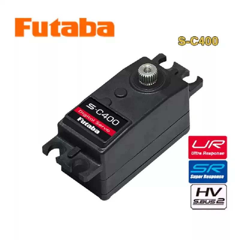 

FUTABA S-C400 (replacing S9570SV) digital short body servo motor with metal gear UR