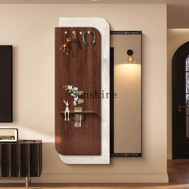 Medieval entrance Push-pull dressing mirror Block invisible wall Hole plate Hydroponics Close
