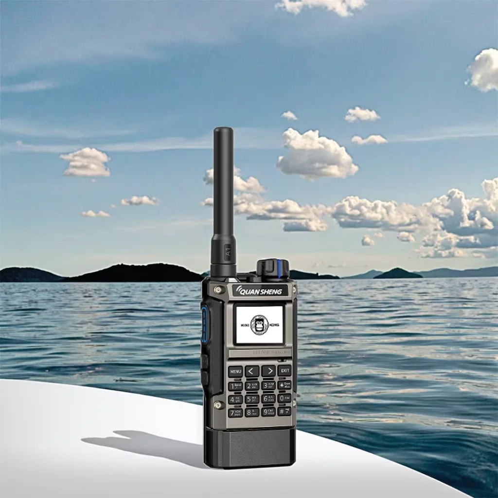 

Рация QUANSHENG UV-K1(8) MINI KONG с металлическим передним корпусом, выходная мощность 5 Вт, любительская рация HAM UVK18 с сертификатами CE и FCC