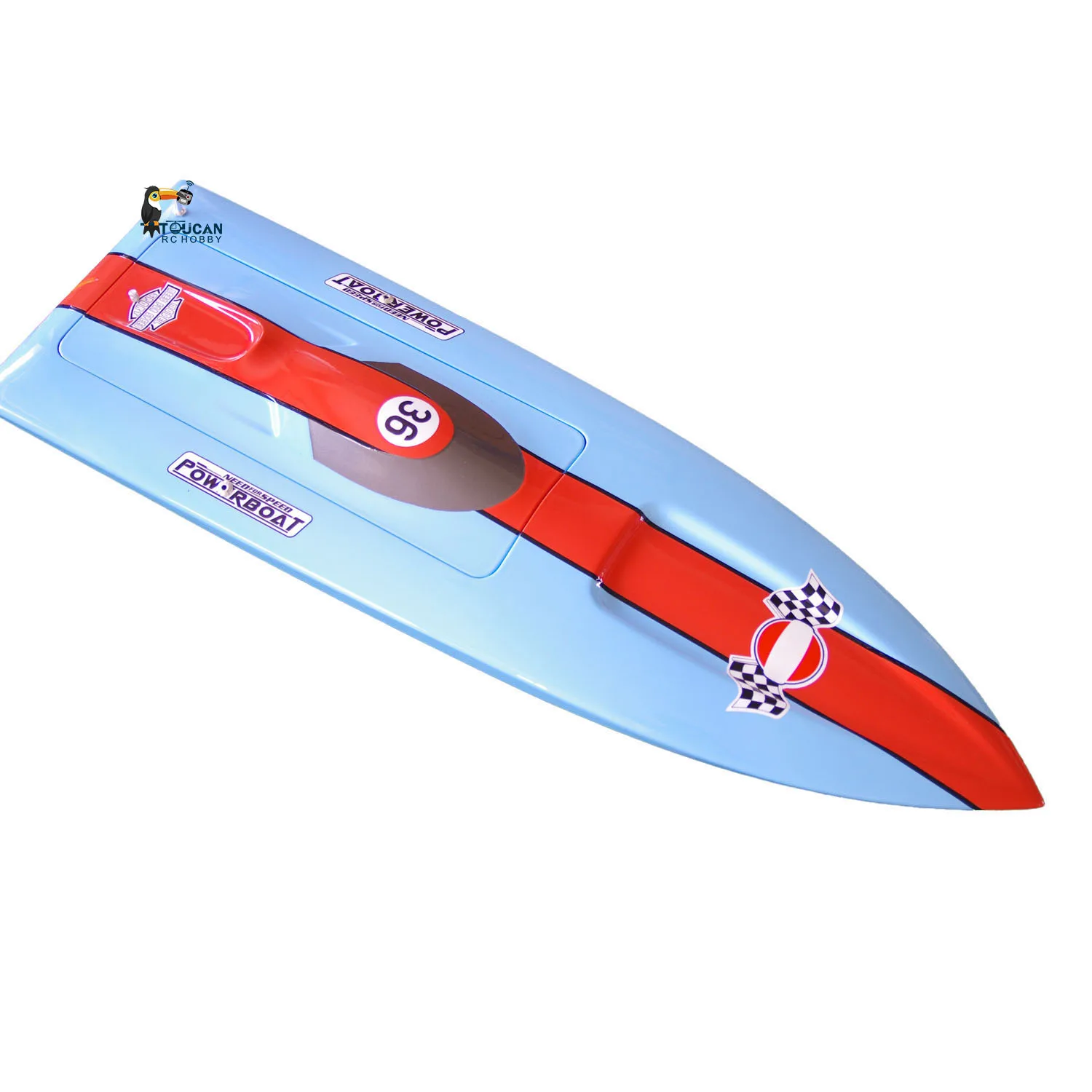 E36 Pre-ทาสี RC Racing เรือคิงส์ตันอะพอนฮัลล์ชุดสําหรับ DIY รีโมทคอนโทรลไฟฟ้าความเร็วสูงเรือสําหรับผู้เล่นขั้นสูง