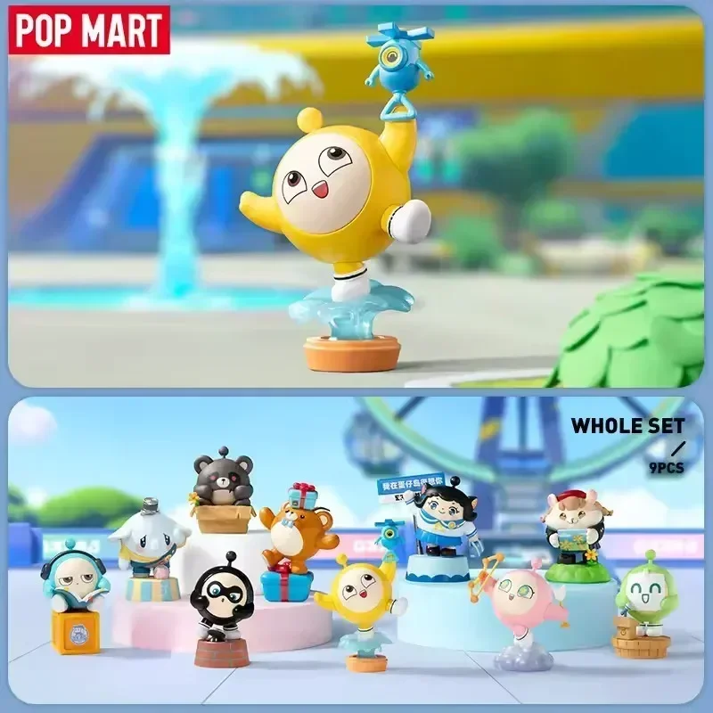 POP MART Colorful Playland Classic Series Blind Box - Surprise Doll Figure Ornaments Collection Gift - Guess Bag Original Toys