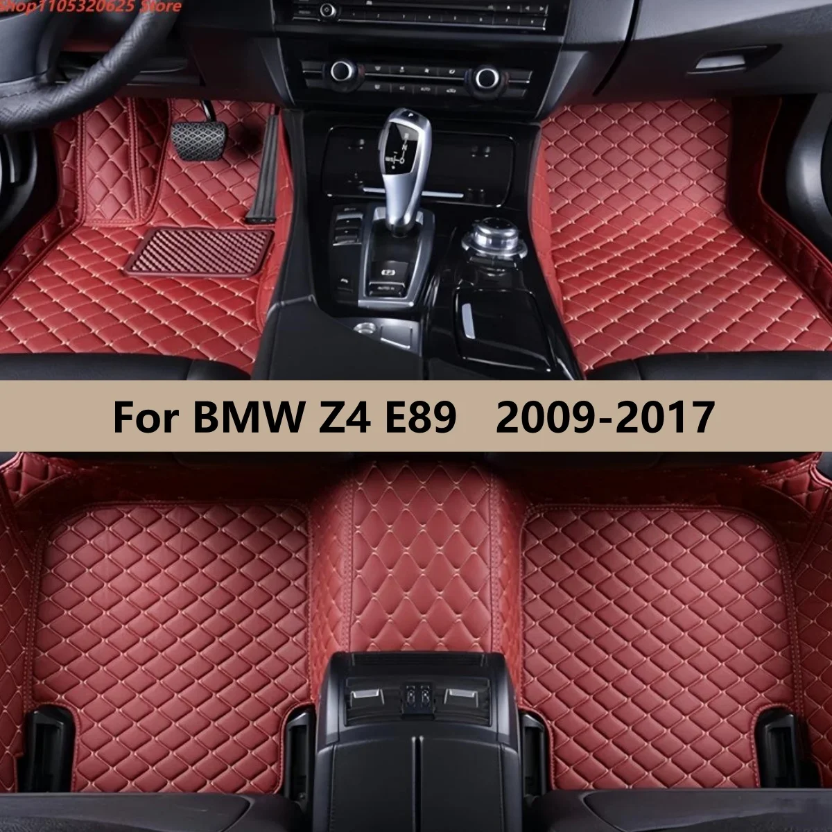 

Автомобильные коврики на заказ для BMW Z4 E89 2009~2017: Высококачественные, грязеотталкивающие, износостойкие, кожаные, защитные.