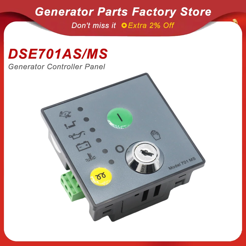 

Модуль панели контроллера генератора 701MS Controladores Deepsea Controller 701 DSE 701AS