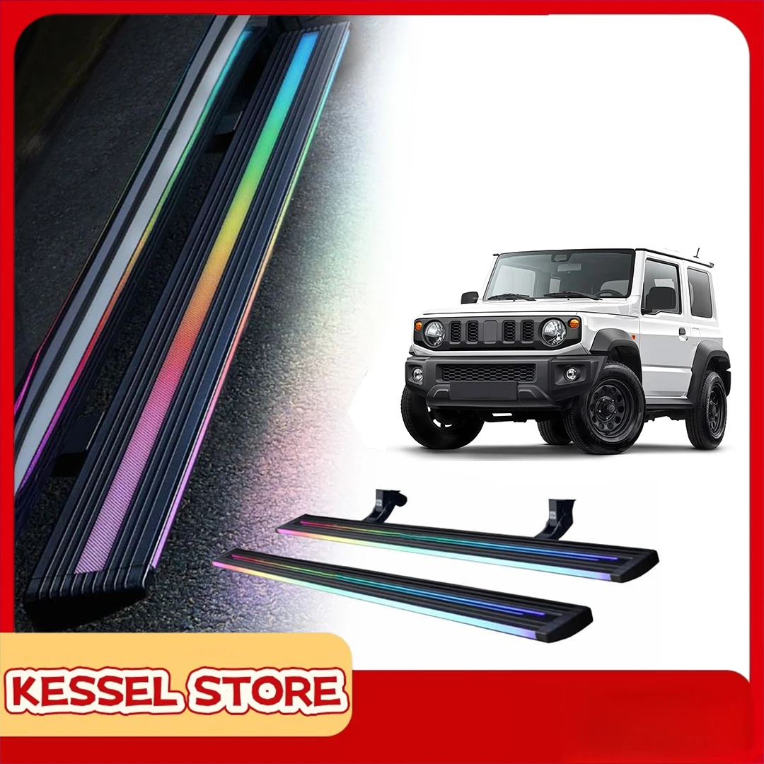 

Power Side Step with LED Light Electric Running Boards fits for Suzuki Jimny 2 Door 2019-2025 2026 Deployable Retractable Steps