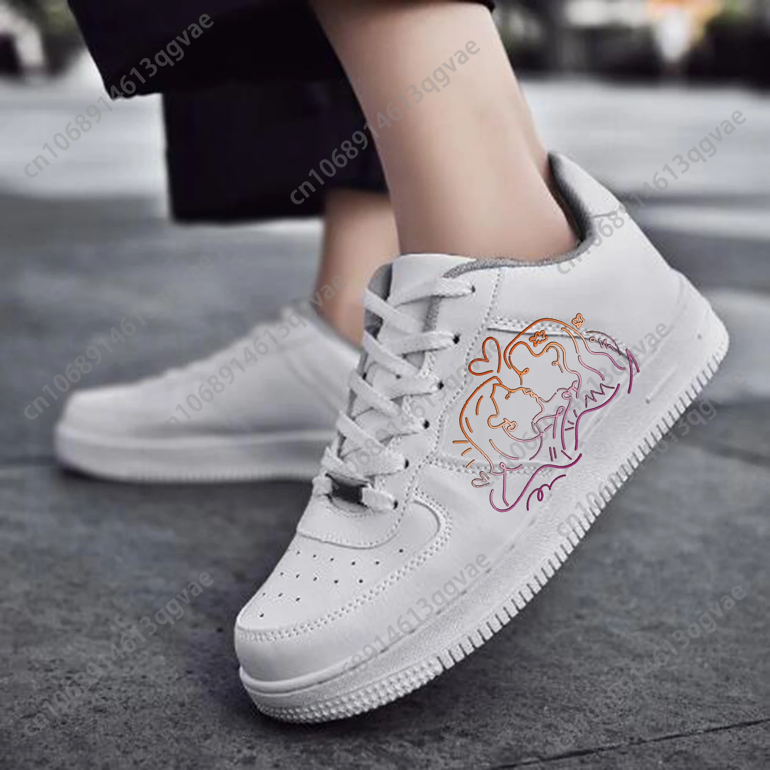 Lesbian Pride AF Basketball Mens Womens Sports Running High Quality Flats Force Sneakers Lace Up Mesh Customized Made Shoe DIY