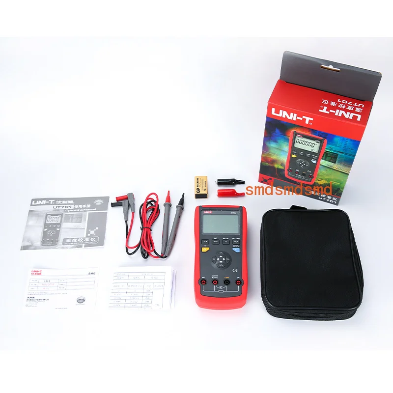 Calibrador de Temperatura UNI-T UT701 UT705, Calibrador de Termopares Tipo J/K/T/E/R/S/B/N/Wre RTDs C mV Resistencia